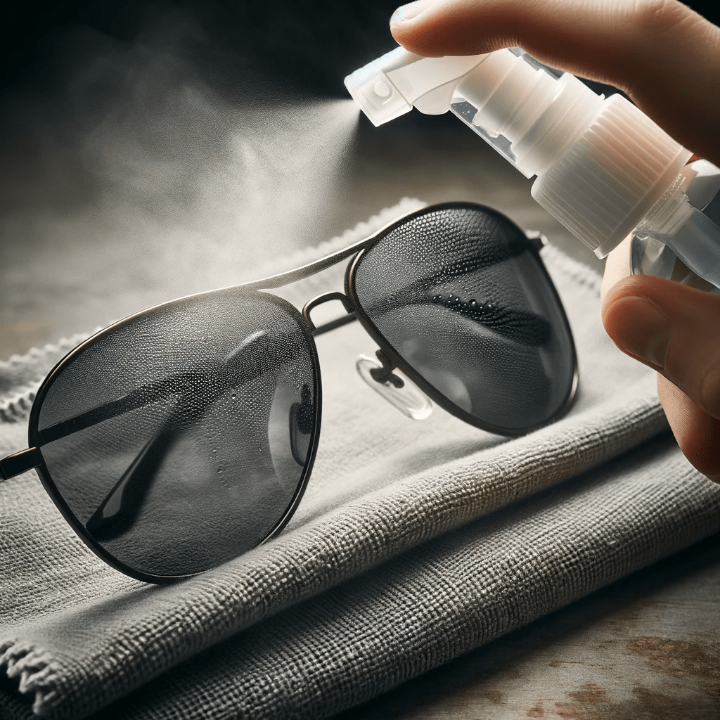 How to Clean Glasses With Spray