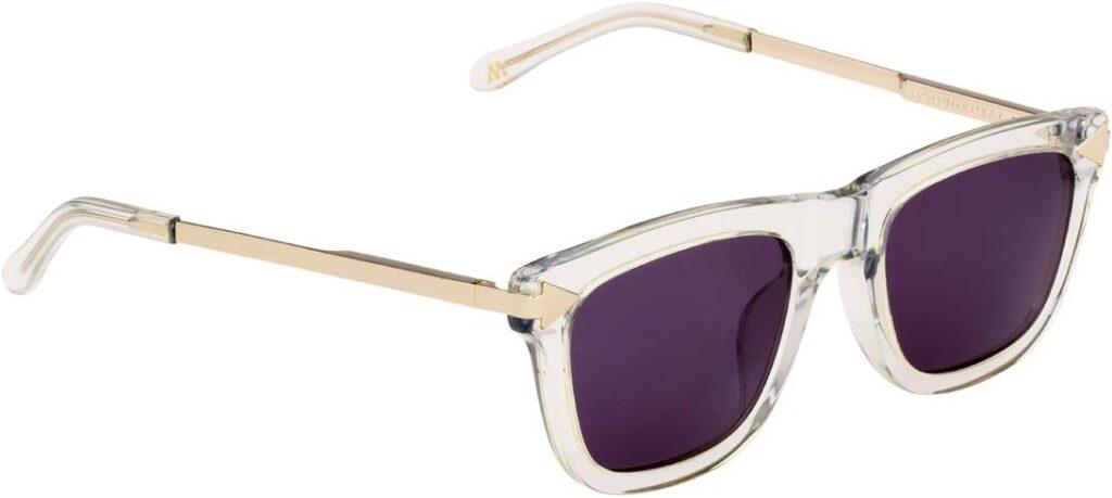 Karen Walker Voltaire Two Tone Acetate Frame Purple Lens Ladies Sunglasses 1723204