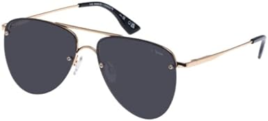Le Specs Women's The Prince Sunglasses, Gold/Smoke Mono, One Size